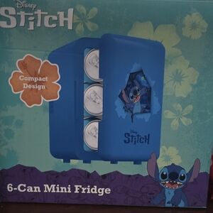 Disney Stitch 6-Can Mini Fridge